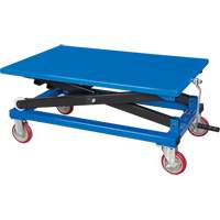 Manual Scissor Lift Table, 37-3/8" L x 23-5/8" W, Steel, 660 lbs. Capacity FMT Sales Ltd