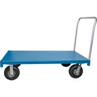 Heavy-Duty Platform Truck, 48" L x 24" W, 1200 lbs. Capacity, Flat Free Casters FMT Sales Ltd