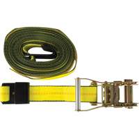 Tendeur d'arrimage pour treuil, Crochet plat, 30' , 2" , Charge d'utilisation max. 3335 lb (1512 kg) FMT Sales Ltd