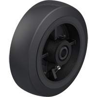Black Rubber on Cast Iron Core Wheel FMT Sales Ltd