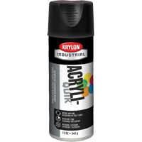 Industrial Acryli-Quik Lacquer, Black, Ultra-Flat, 12 oz., Aerosol Can FMT Sales Ltd