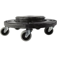 Brute&reg; Dolly, Polyethylene, Black, Fits: 20 - 55 US Gal. FMT Sales Ltd