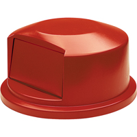 Round Brute&reg; Tops, Dome Lid, Plastic/Polyethylene, Fits Container Size: 24" Dia. FMT Sales Ltd