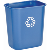 Recycling Container , Deskside, Plastic, 28-1/8 US Qt. FMT Sales Ltd