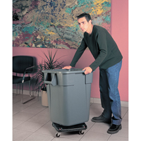 Square BRUTE&reg; Dollies, Polyethylene, Black FMT Sales Ltd