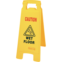 "Wet Floor" Safety Signs, English with Pictogram FMT Sales Ltd