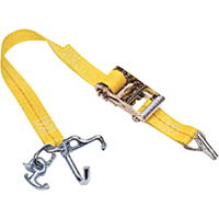 Tendeurs d'arrimage pour voitures avec verrou universel, Rochet, 2" la x 7' lo, Charge d'utilisation 1367 lb (620 kg) FMT Sales Ltd