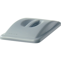 Slim Jim&reg; Handle Top, Flat Lid, Plastic, Fits Container Size: 20-3/8" x 11-5/16" FMT Sales Ltd