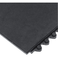 24/Seven&reg; Matting, Rubber, 3' W x 3' L, 5/8" Thick, Black FMT Sales Ltd