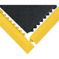 24/Seven&reg; Matting, Rubber, 3' W x 3' L, 5/8" Thick, Black FMT Sales Ltd