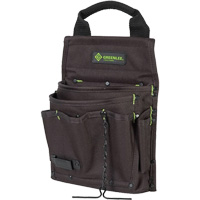 Tool Bag, Nylon, 7 Pockets, Black FMT Sales Ltd