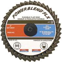 Powerblend FLX Roll-On Flap Disc, 3" x 120 Grit, Zirconia Alumina FMT Sales Ltd