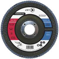 POWERBLEND Flap Disc, 4-1/2" x 7/8", Type 29, Z80 Grit, Zirconia Alumina FMT Sales Ltd