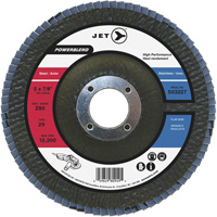 POWERBLEND Flap Disc, 5" x 7/8", Type 29, Z40 Grit, Zirconia Alumina FMT Sales Ltd