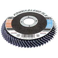 PowerBlend FLX Flexible Flap Disc, 4-1/2" x 7/8", Type 27, Z60 Grit, Zirconia Alumina FMT Sales Ltd