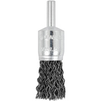 Brosse &agrave; fils cr&ecirc;p&eacute;s mont&eacute;e sur mandrin E050-20, 1/2", Fils 0,02", Tige 1/4" FMT Sales Ltd