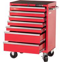 PRC2707 Armoire roulante de s&eacute;rie Pro, 7 tiroirs, 27" la x 16" p x Rouge FMT Sales Ltd