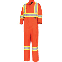 5514 High-Visibility Safety Coveralls, 36, High Visibility Orange FMT Sales Ltd