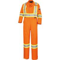 5555 High Visibility FR Rated & Arc Rated Safety Coveralls, Size 36, High Visibility Orange, 11 cal/cm² FMT Sales Ltd
