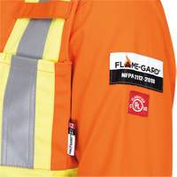 5555 High Visibility FR Rated & Arc Rated Safety Coveralls, Size 36, High Visibility Orange, 11 cal/cm² FMT Sales Ltd