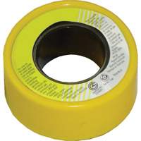 Ruban scellant pour filets au pas du gaz avec PTFE, 236" lo x 1/2" la, Jaune FMT Sales Ltd
