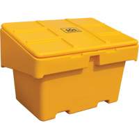 Salt Sand Container SOS, With Hasp, 48" x 33" x 34", 18.5 cu. Ft., Yellow FMT Sales Ltd