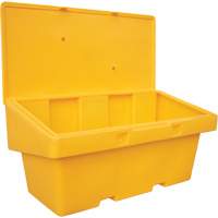 Salt Sand Container SOS, With Hasp, 72" x 36" x 36", 36 cu. Ft., Yellow FMT Sales Ltd