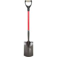 Pelles robustes, Fibre de verre, Lame Acier au carbone, Manche en Prise en D, Longueur 30-1/2" FMT Sales Ltd