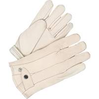 Gants classiques de cordeur, 10, Paume Cuir fleur de vache, Doubleure Molleton FMT Sales Ltd