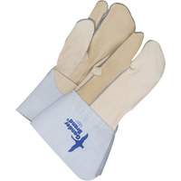 Gants &agrave; trois doigts en cuir, Cuir fleur de vache, Taille 11 FMT Sales Ltd