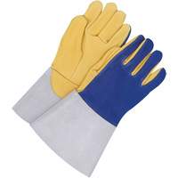 Gants pour soudeur TIG avec poignet de 5,5", Cuir fleur de daim, Taille 10 FMT Sales Ltd
