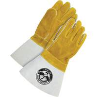 Gants pour soudeur avec poignet de 5", Cuir de vache refendu, Taille Taille unique FMT Sales Ltd