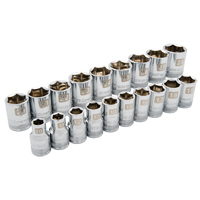 Jeu de douilles m&eacute;triques, 19 Mcx, Prise de 1/2" FMT Sales Ltd