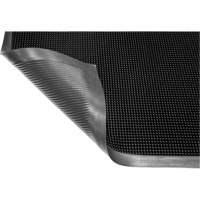 Gritstop Fingermat Matting, Rubber, Scraper Type, Textured Pattern, 2' x 2-2/3', Black FMT Sales Ltd