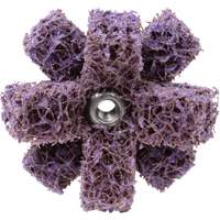 Scotch-Brite Cross Buff, BF-XB, 1-1/2" Dia., Medium Grit, Aluminum Oxide FMT Sales Ltd