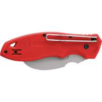 Couteau pliant &agrave; bec courb&eacute; FastBack, 2-1/4" lame, lame en Acier inoxydable, poign&eacute;e en Plastique FMT Sales Ltd