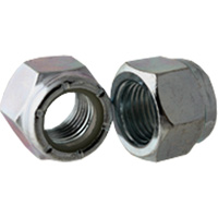 &eacute;crou Nylock, 5/16"-18 dia, Zinc Cr+3, Cors&eacute; FMT Sales Ltd
