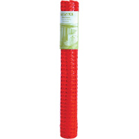 Plastic Snow Fence, 50' L x 4' W, Orange FMT Sales Ltd