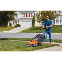 Lawn Mower with Comfort Grip Handle, Push Walk-Behind, Electric, 15" Cutting Width FMT Sales Ltd