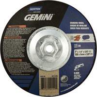 Meule soucoupes Gemini, 7" x 1/4", Arbre 5/8"-11, Oxyde d'aluminium, Type 28 FMT Sales Ltd