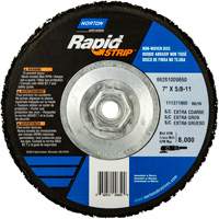 Disques &agrave; moyeu d&eacute;port&eacute; non tiss&eacute;s pour d&eacute;capage rapide Bear-Tex, 7" dia., Grain Extra grossier, Carbure de silicium FMT Sales Ltd