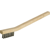 Petites brosses industrielles de nettoyage, Acier inoxydable, 3 x 7 rangs de fils, Longueur 7-3/4" FMT Sales Ltd