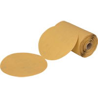 Stikit 216U Gold Paper Disc Roll, 6" Dia., P360 Grit, Aluminum Oxide FMT Sales Ltd