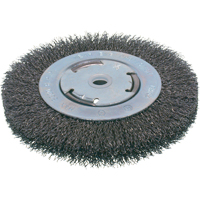 Brosses &eacute;conomiques &agrave; fils cr&ecirc;p&eacute;s - Face moyenne, 6" dia., Fils 0.014, Arbre 2" FMT Sales Ltd