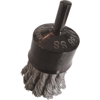 Brosses mont&eacute;es &agrave; fils nou&eacute;s, 1" dia., dia. Des fils 0,020", Tige 1/4" FMT Sales Ltd