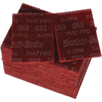 Scotch-Brite 7447 Hand Pads, Aluminum Oxide, 9" x 6", Very Fine Grit FMT Sales Ltd