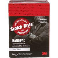 Scotch-Brite 7447 Hand Pads, Aluminum Oxide, 9" x 6", Very Fine Grit FMT Sales Ltd