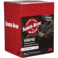 Scotch-Brite 7447 Hand Pads, Aluminum Oxide, 9" x 6", Very Fine Grit FMT Sales Ltd