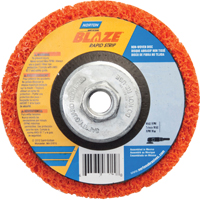 Disque &agrave; moyeu d&eacute;port&eacute; 4-1/2" non tiss&eacute; Blaze Rapid Strip, 4-1/2" dia., Grain Cors&eacute; FMT Sales Ltd