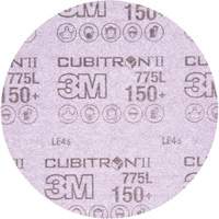 Disque de ponçage avec support en pellicule s&eacute;rie 775L Cubitron II Hookit, dia 6", Grain 150+, C&eacute;ramique, 3 mils FMT Sales Ltd
